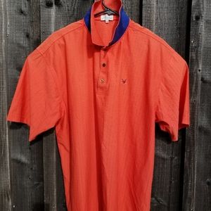 Nick Price Golf Polo Shirt Mens XL Orange Mercerized Cotton Cool Luxe